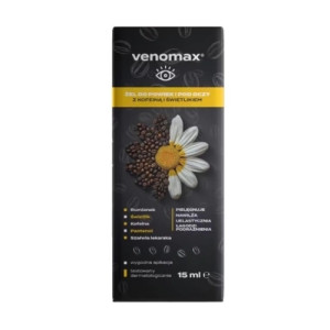 Venomax Żel do powiek i pod oczy z kofeiną i świetlikiem 15ml