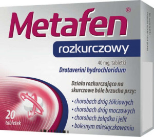 Metafen rozkurczowy 40mg x 20 tabletek