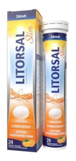 Zdrovit Litorsal Slim x 24 tabletki musujące