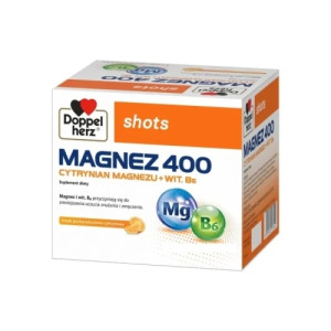 Doppelherz Magnez Shots 400 25ml x 10 ampułek
