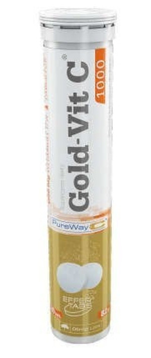 OLIMP Gold-Vit C 1000 smak pomarańczowy x 20 tabletek musujących