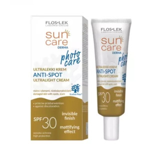FLOS-LEK Sun Care Derma Anti-Spot Ultralekki krem przeciw przebarwieniom SPF30 30ml
