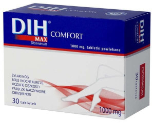 DIH Max Comfort 1000mg x 30 tabletek powlekanych