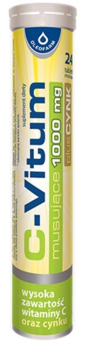 C-Vitum 1000mg x 24 tabletki musujące