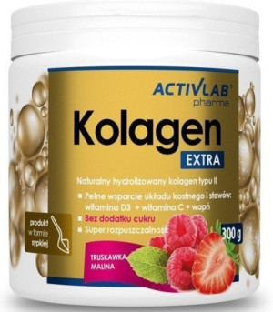 Kolagen Extra truskawka-malina proszek 300g
