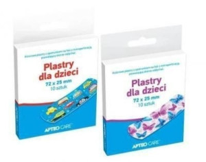 APTEO CARE Plastry dla dzieci samochody x 10 sztuk