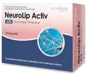 NeuroLip Activ 600 x 30 kapsułek