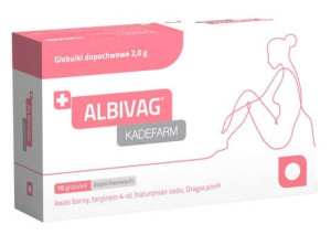 Albivag globulki dopochwowe x 10 sztuk