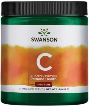 SWANSON Witamina C 100% czystości proszek 454g