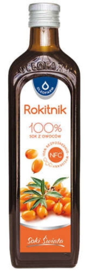 Rokitnik 100% sok z owoców 490ml