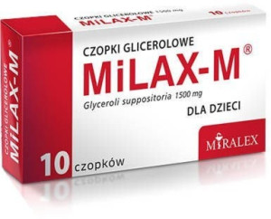 MILAX-M czopki glicerolowe x 10 sztuk