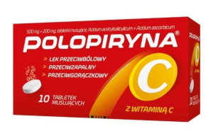 POLOPIRYNA C x 10 tabl. musujących