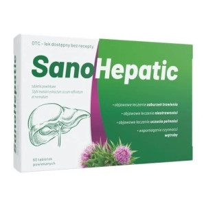 SanoHepatic 70mg x 60 tabletek