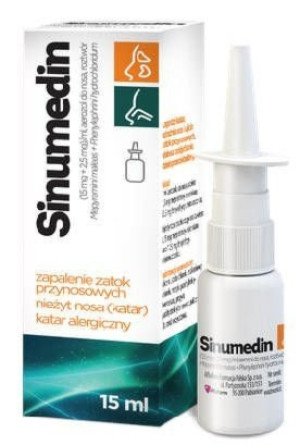 Sinumedin aerozol do nosa 15ml