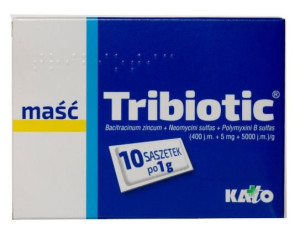 TRIBIOTIC maść 1g x 10 saszetek