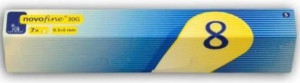 NovoFine Igły do penów insulinowych 30G 0,30 x 8mm x 7 sztuk