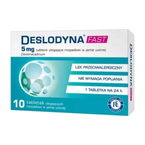 Deslodyna Fast 5mg x 10 tabletek