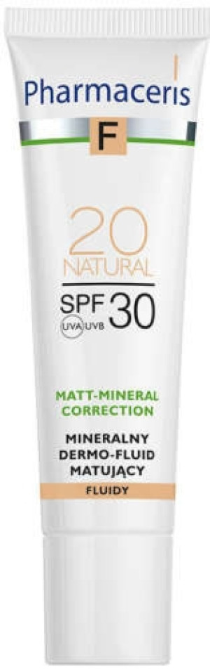 Pharmaceris F MATT-MINERAL-CORRECTION Mineralny dermo-fluid matujący SPF30 NATURAL 20 30ml