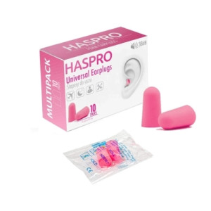 Haspro Multi10 Stopery do uszu różowe x 10 par