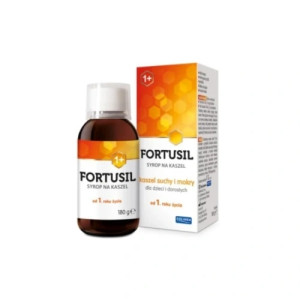 Fortusil syrop na kaszel mokry i suchy od 1 roku życia 180ml