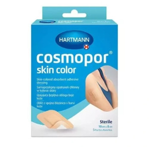 COSMOPOR Skin Color Opatrunek samoprzylepny 10cm x 8cm x 5 sztuk