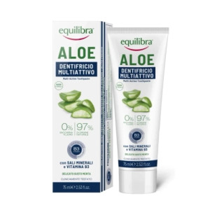 EQUILIBRA pasta do zębów o potrójnym działaniu żel aloesowy 75ml