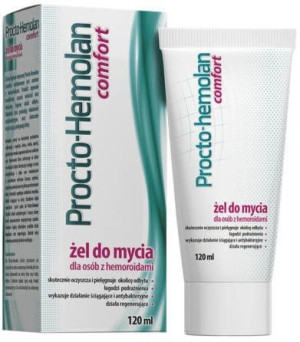 PROCTO-HEMOLAN Comfort Żel do mycia dla osób z hemoroidami 120ml