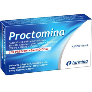 Proctomina czopki x 10 sztuk