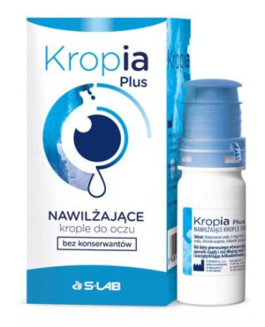 Kropia Plus Krople do oczu nawilżające bez konserwantów 10ml