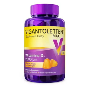 Vigantoletten Max żelki o smaku cytrynowym x 60 sztuk