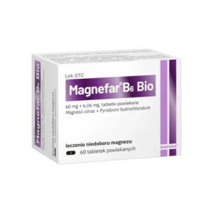Magnefar B6 Bio x 60 tabletek