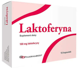 Laktoferyna x 15 kapsułek