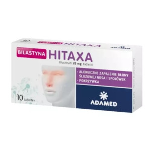 Bilastyna Hitaxa 20mg x 10 tabletek