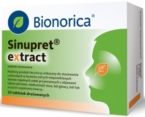 SINUPRET EXTRACT x 20 drażetek
