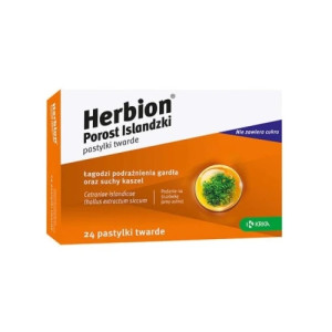 Herbion Porost Islandzki x 24 pastylek