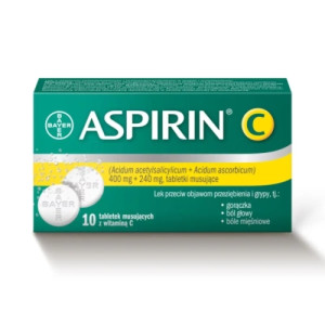 ASPIRIN C x 10 tabl. musujących