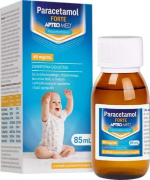 Paracetamol FORTE APTEO MED 40 mg/ml zawiesina doustna 85ml