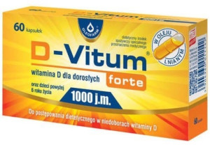 D-Vitum Forte 1000j.m x 60 kapsułek