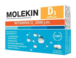 Molekin D3 2000 j.m x 60 tabletek