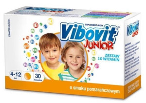 VIBOVIT Junior smak pomarańczowy x 30 saszetek