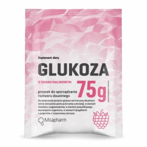 Glukoza smak malinowy 75g