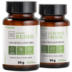 SunVio Ekstrakt z soplówki 50g + Ekstrakt z Reishi 50g