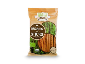 PIĘĆ PRZEMIAN BIO Paluszki żytnie pełnoziarniste 45 g