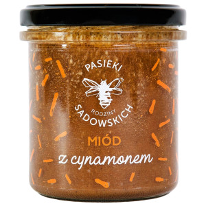 PASIEKI RODZINY SADOWSKICH Miód z cynamonem 430g
