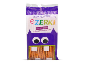PROSTO i w drogę Paluszki eZERKI orkiszowe z papryką 70g