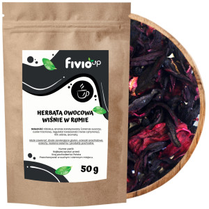 fivio Herbata Wiśnie w Rumie 50 g