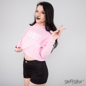 BLUZA MINGA LONDON CARBS CROP HOOD