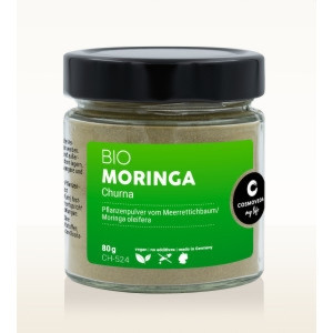 BIO Moringa Churna Superfoods 70g Cosmoveda (nowe szklane opakowanie)