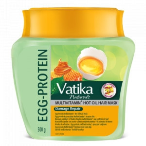 Maska do włosów Proteiny Jajeczne Multivitamin Hot Oil 500g Vatika Dabur