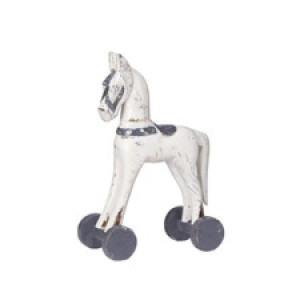 konik drewniany antique white Lene Bjerre